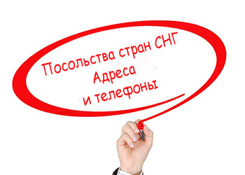 Посольства стран СНГ в Москве. Посольства стран СНГ в Москве.